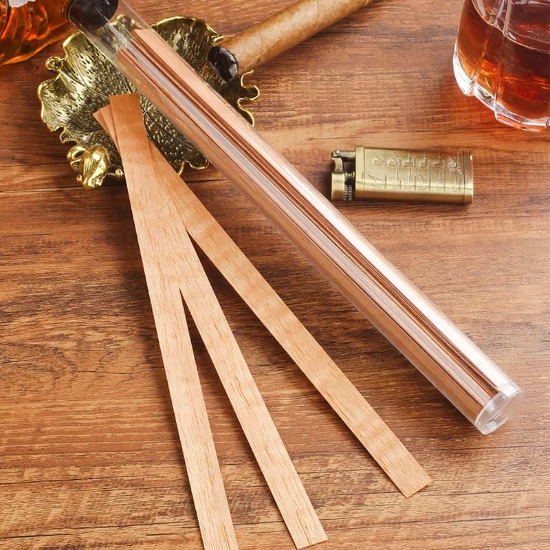 Lot de 40 bâtonnets de cèdre espagnol pour allumer les cigares, accessoires pour boîte à cigares