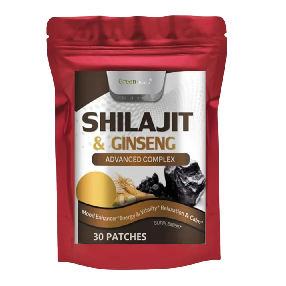 Offre spéciale 30 patchs Shilajit & Ginseng Supplément - Fournit l'énergie et l'endurance, améliore 