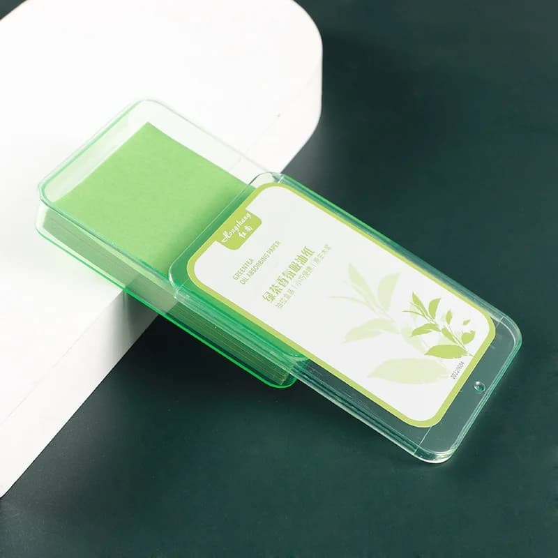 Feuilles absorbantes d'huile pour le visage, boîte de 300 feuilles - Unisexe, outil portable de cont