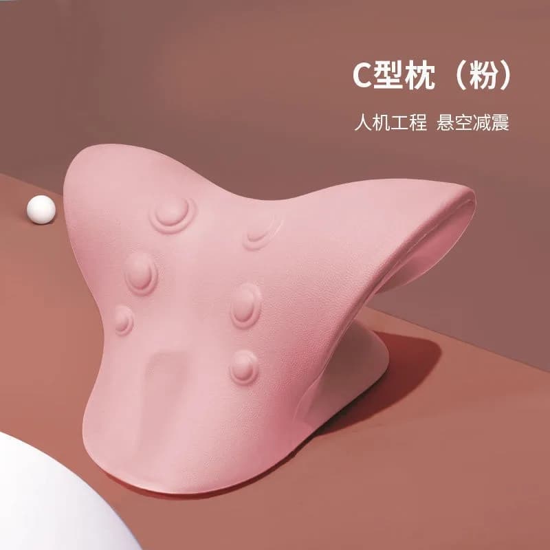 Oreiller de traction cervicale pour étirement du cou et des épaules, appareil de chiropratique, pour