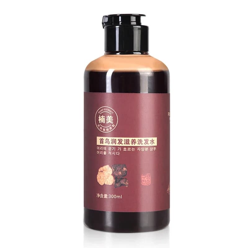 Shampooing à base de plantes Polygonum Multithorum, dissolvant efficace pour cheveux gris, traitemen