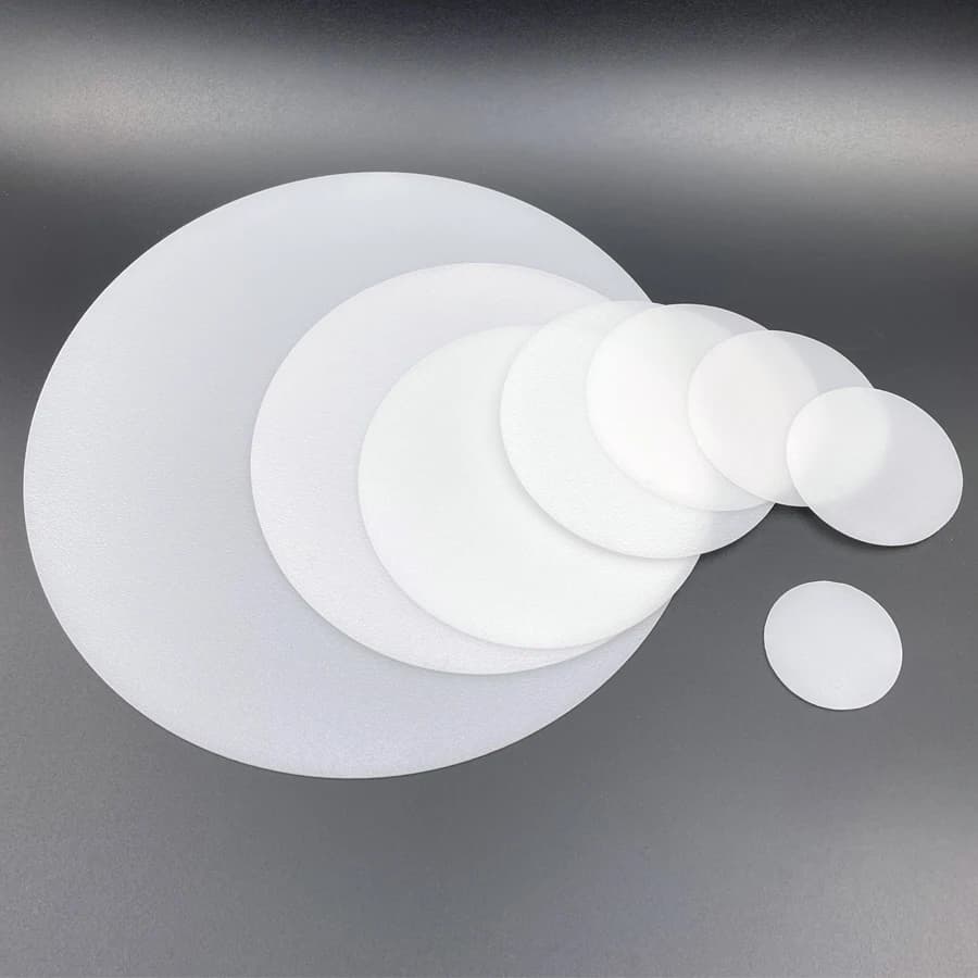 Lentille diffuseur de lampe torche LED, filtre DIY, couvercle de lampe rond blanc laiteux en PC, 35 