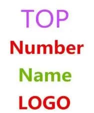 TOP- Nom et numéro personnalisés