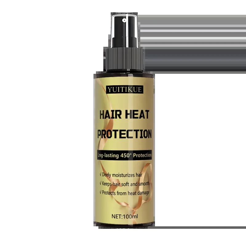 Spray de protection contre la chaleur des cheveux, protection longue durée jusqu'à 450 degrés, hydra