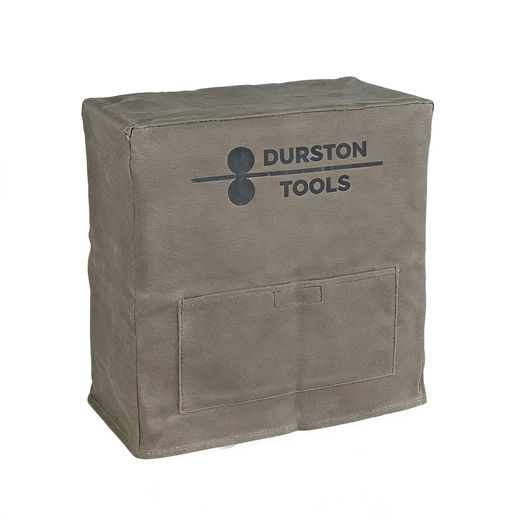 Housse de protection en toile cirée anti-poussière Durston pour laminoirs à bijoux avec poche de ran