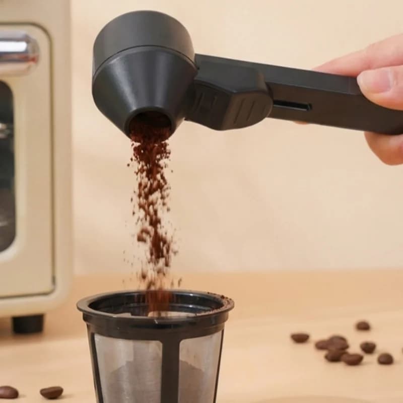 Cuillère à café multifonctionnelle avec entonnoir anti-déversement pour mélanger les compléments pro