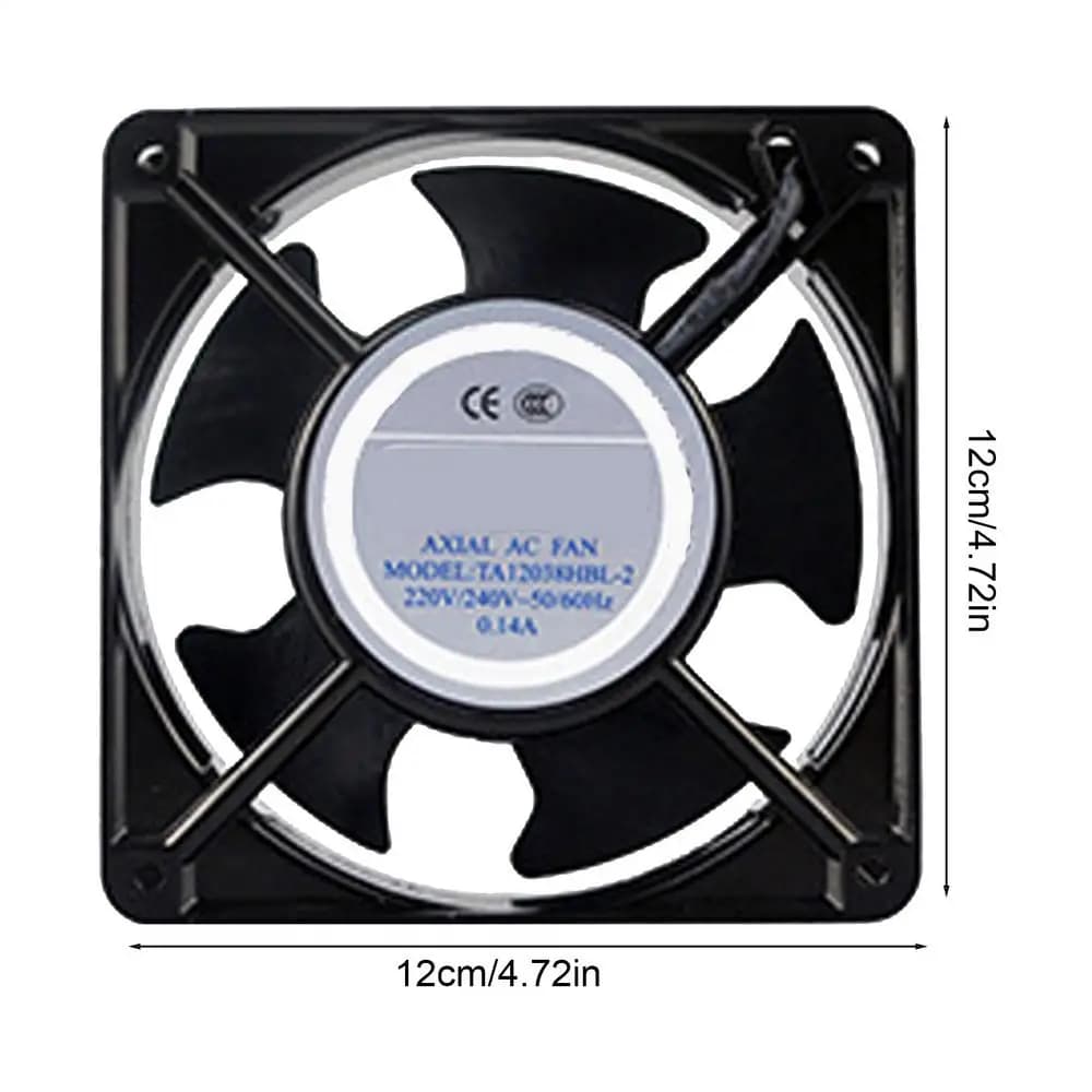 Ventilateur de cheminée alimenté par la chaleur, souffleur axial résistant à la chaleur, fonctionnem