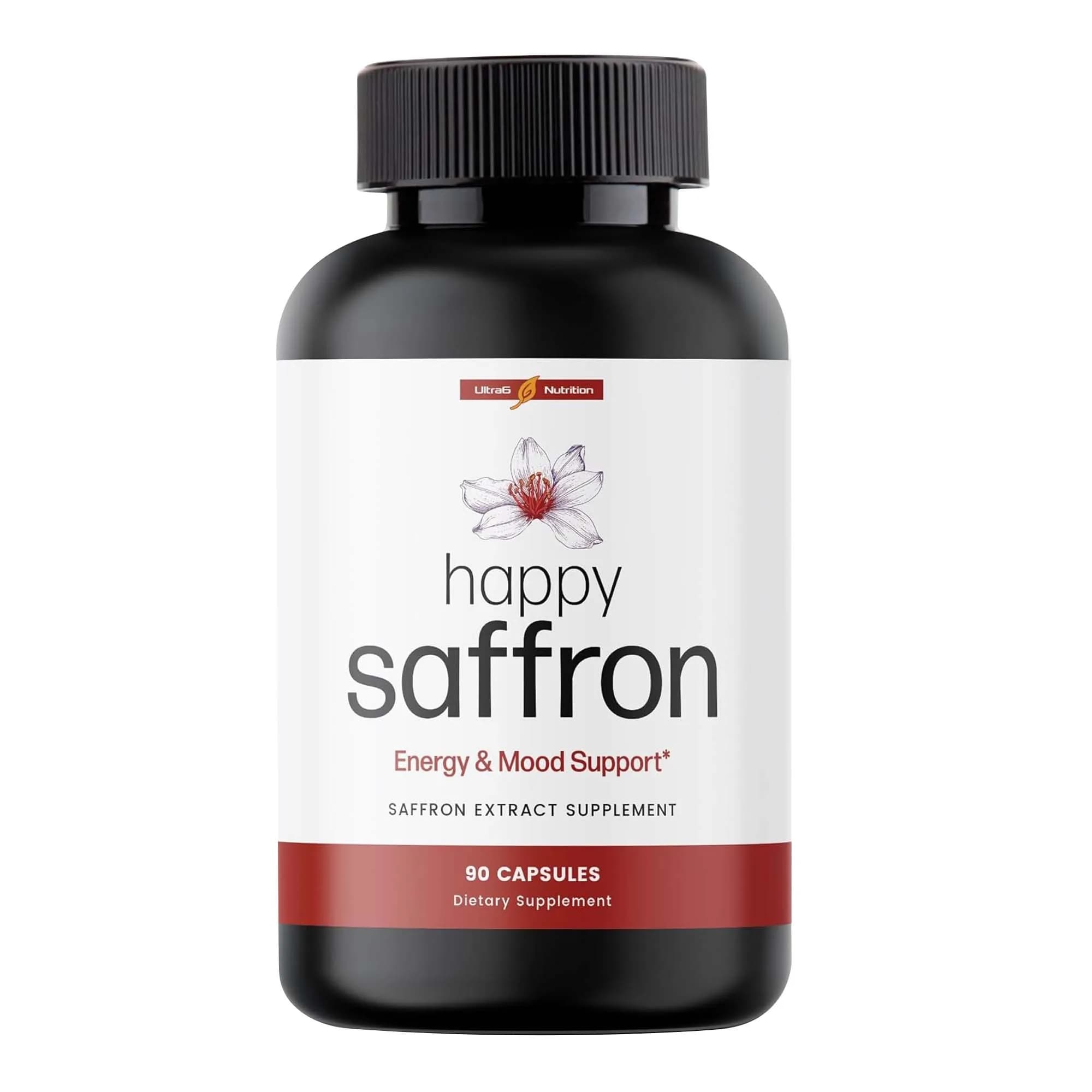 Supplément d'extrait de safran 100 % pur - 90 capsules de safran favorise la digestion saine et aide