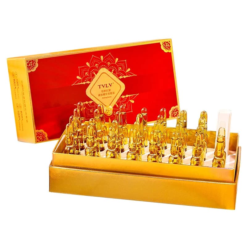 30 pièces ensemble d'essence pour le visage hydratant et raffermissant ensemble d'essence d'ampoule 