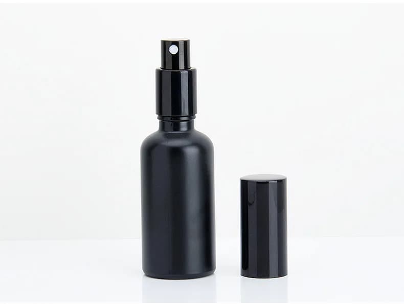 Flacon pulvérisateur d'huile essentielle de 15 ml, 30 ml, 100 ml, pulvérisateur de parfum noir / pom
