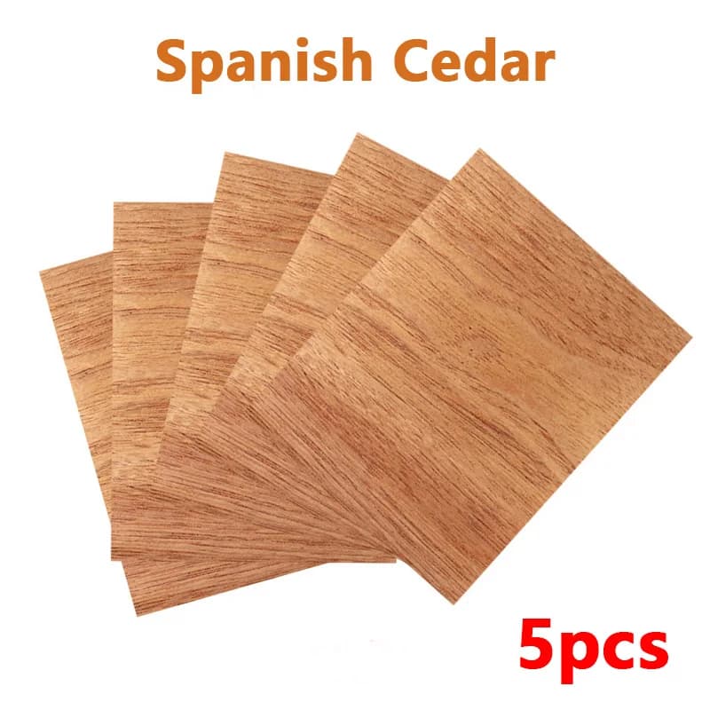 Copeaux de bois de cèdre espagnol, placage de papier de cèdre pour boîte à cigares, résistant à l'hu