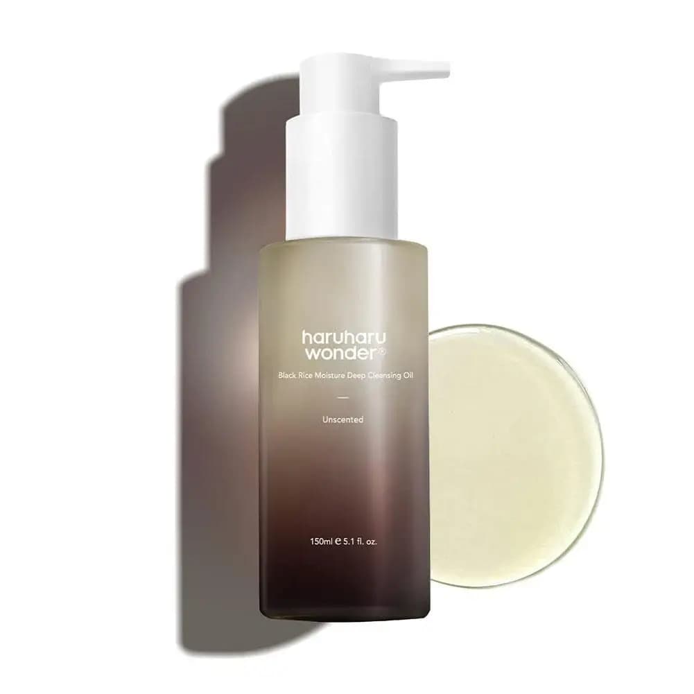 Soins de la peau coréens, riz noir hyaluronique, huile démaquillante quotidienne hydratante, huile n