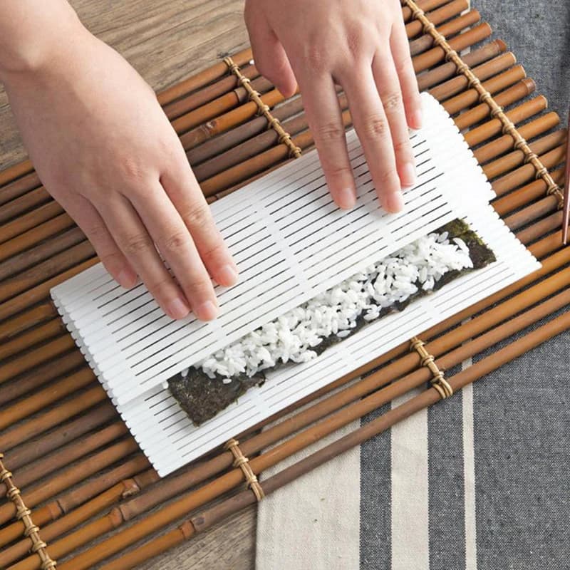 Bricolage Sushi rouleau tapis lavable réutilisable Sushi rouleau moule tapis bricolage alimentaire r