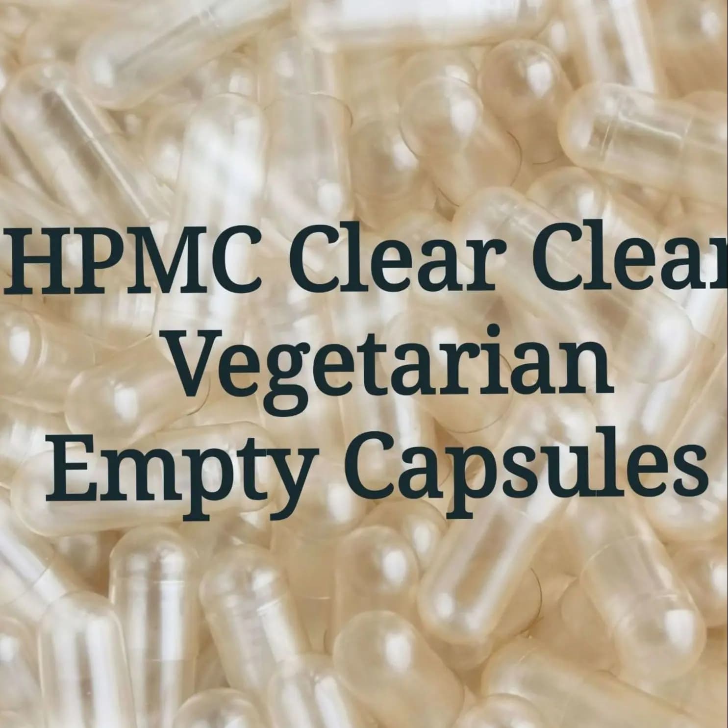 Capsules végétariennes MC Gardens, 1,000 pièces, vertes, blanches, claires, transparentes, en cellul