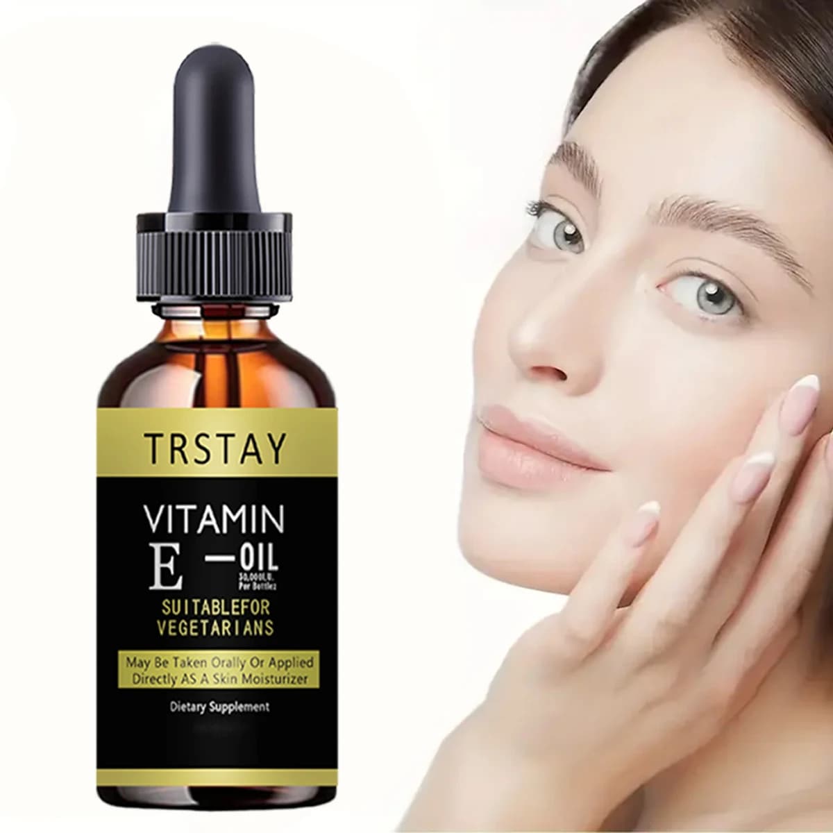 Vitamine E visage Essence hydratant blanchissant raffermissant Anti-rides soins de la peau Prettycow
