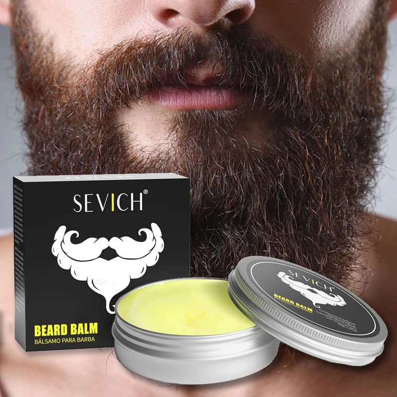 Baume à barbe pour hommes, huile revitalisante, soin naturel pour barbe, cire, hydratant, Anti-friso