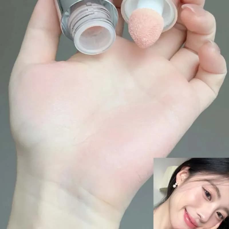 HERORANGE Blush liquide naturel améliorant le teint liquide de fard à joues polyvalent mat à faible 