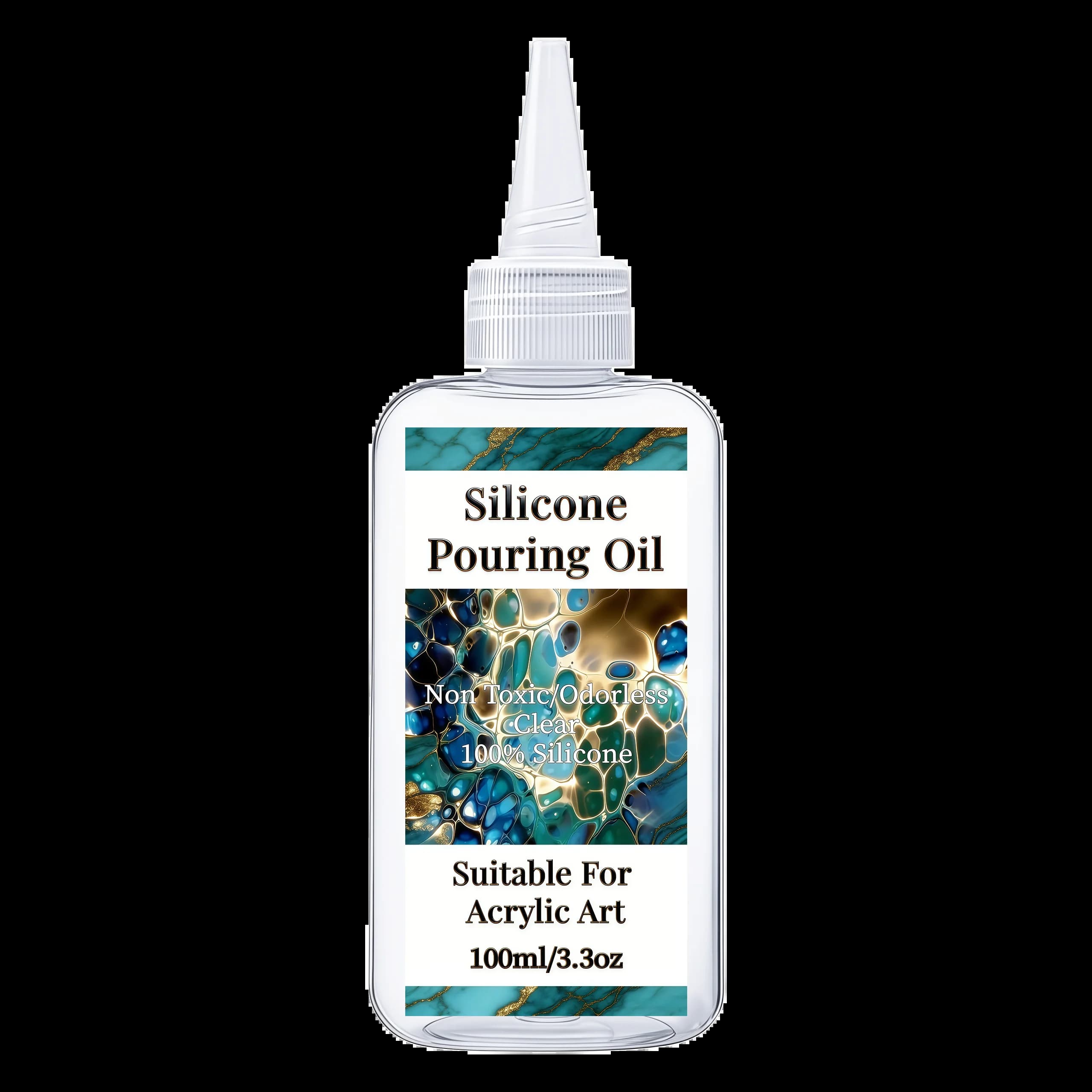 Huile à couler pour l'art, 100 % pure, compatible avec toutes les peintures acryliques ou aquarelles