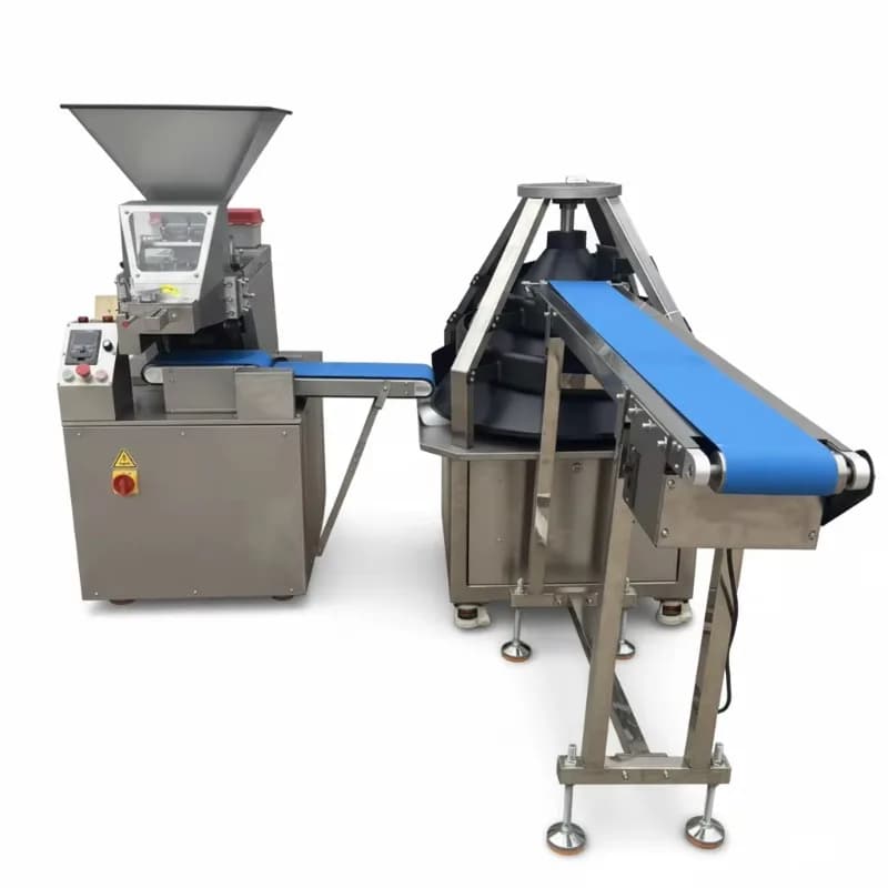 Machine à diviser et à arrondir la pâte à pizza, machine à fabriquer des boules de pâte coniques ent