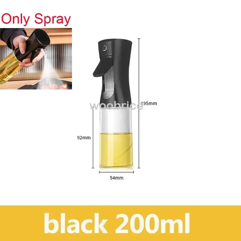 Bouteille de pulvérisation d'huile en verre, vaporisateur d'huile de cuisine pour la cuisson, boutei
