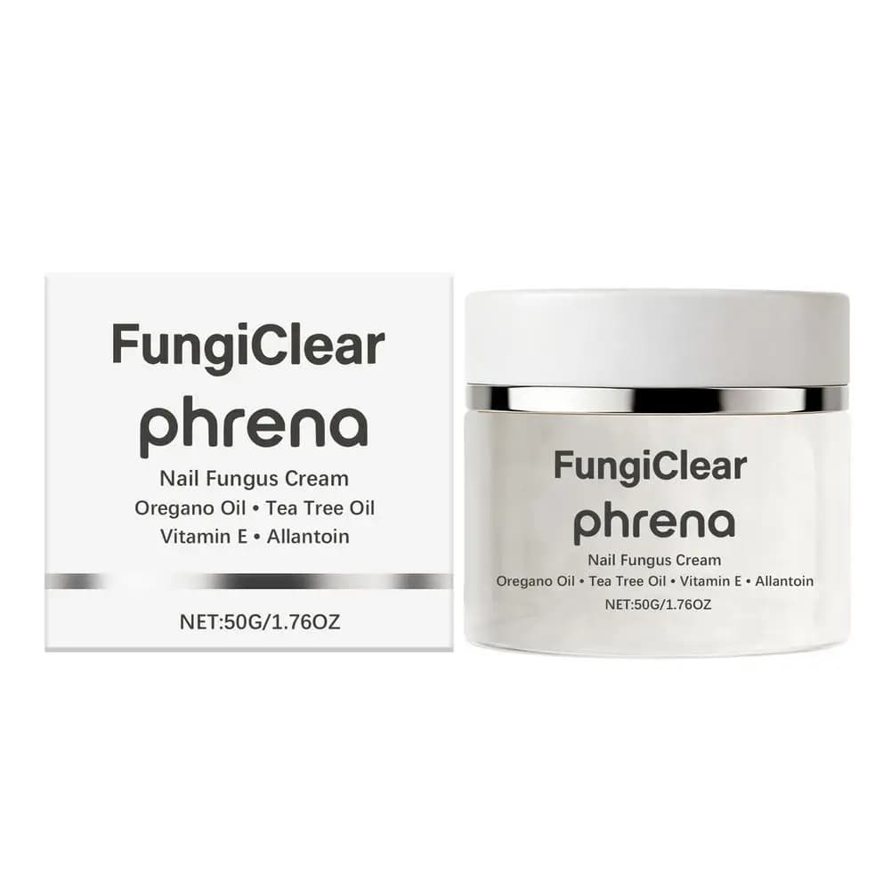 Crème antifongique pour ongles FungiClear avec huile d'origan et d'arbre à thé – Lisse et nourrit le