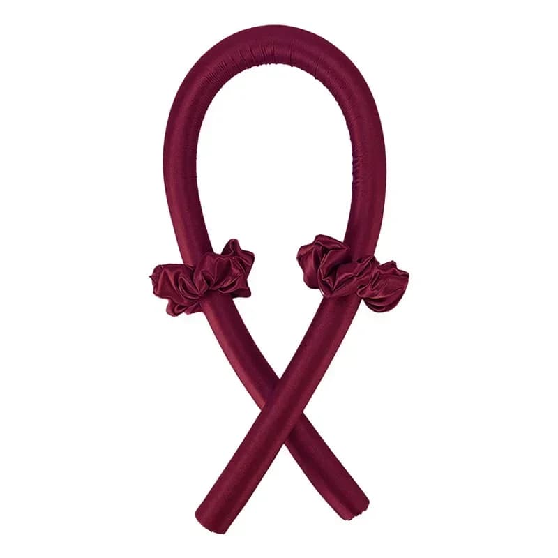 Tige à friser sans chaleur, bandeau sans chaleur, bigoudis doux, boucles paresseuses, Bonnet en Sati