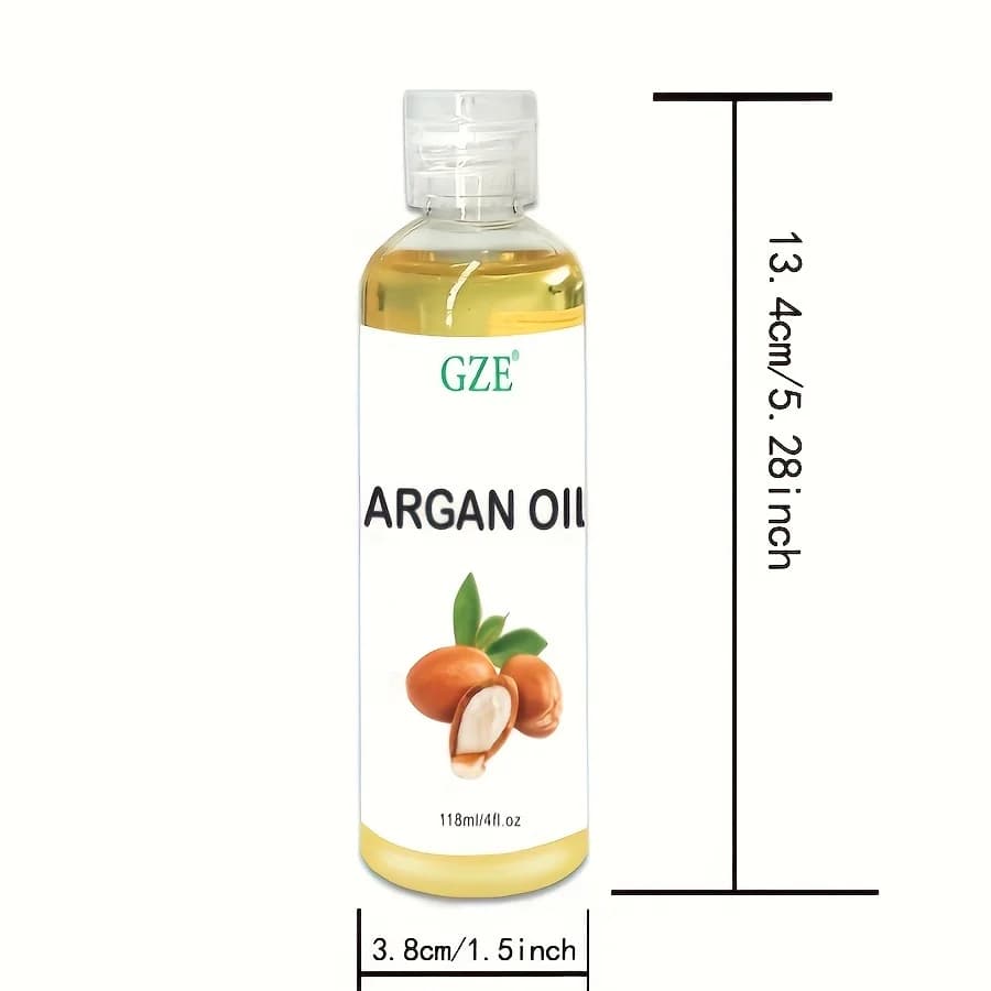 GZE Huile d'argan marocaine biologique Hydratant pur pressé à froid vierge de qualité supérieure pou