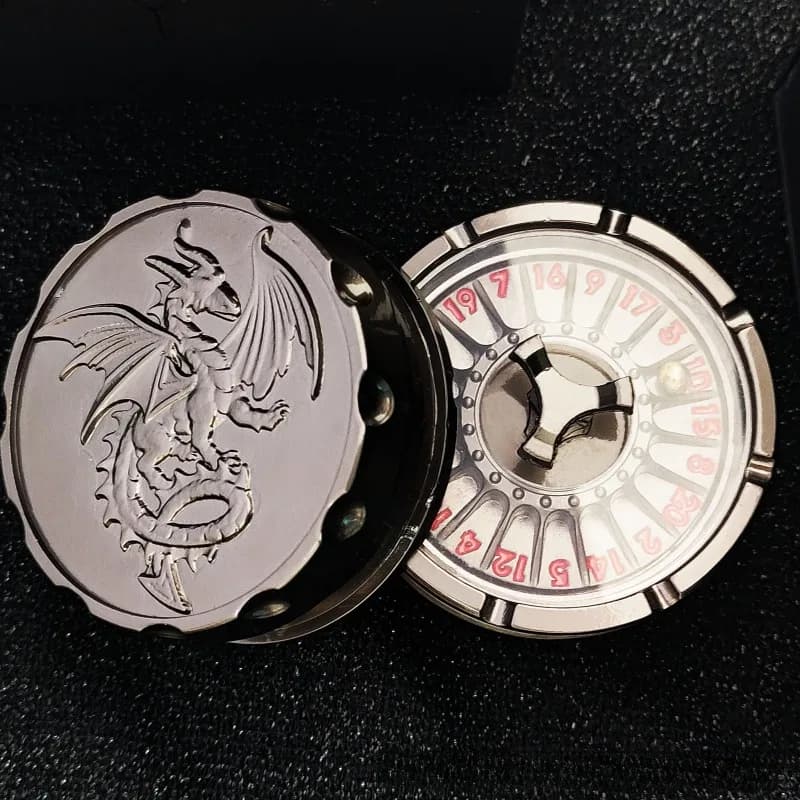Roulette dés Fidget Spinner rouleau EDC métal soulagement du Stress jouet toupie pointe Gyroscope An