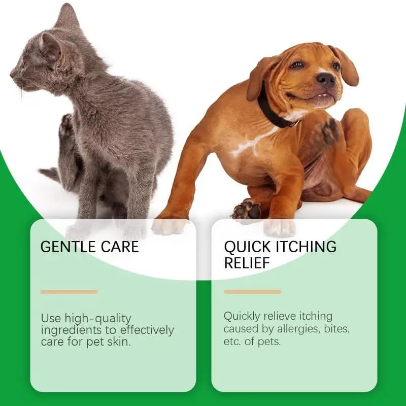 Yegbong Soins Naturels pour Animaux de Compagnie, Spray Topique Anti-Puces et Anti-Tiques pour Chien