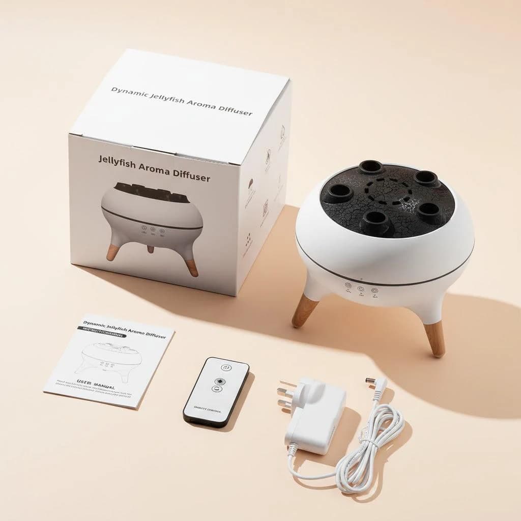 Humidificateur d'aromathérapie à ultrasons 28 dB, diffuseur de brume froide avec 7 lumières LED colo