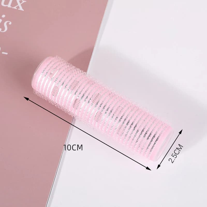 1pc grands bigoudis auto-adhésifs coiffure usage domestique bricolage magique style rouleau rouleau 