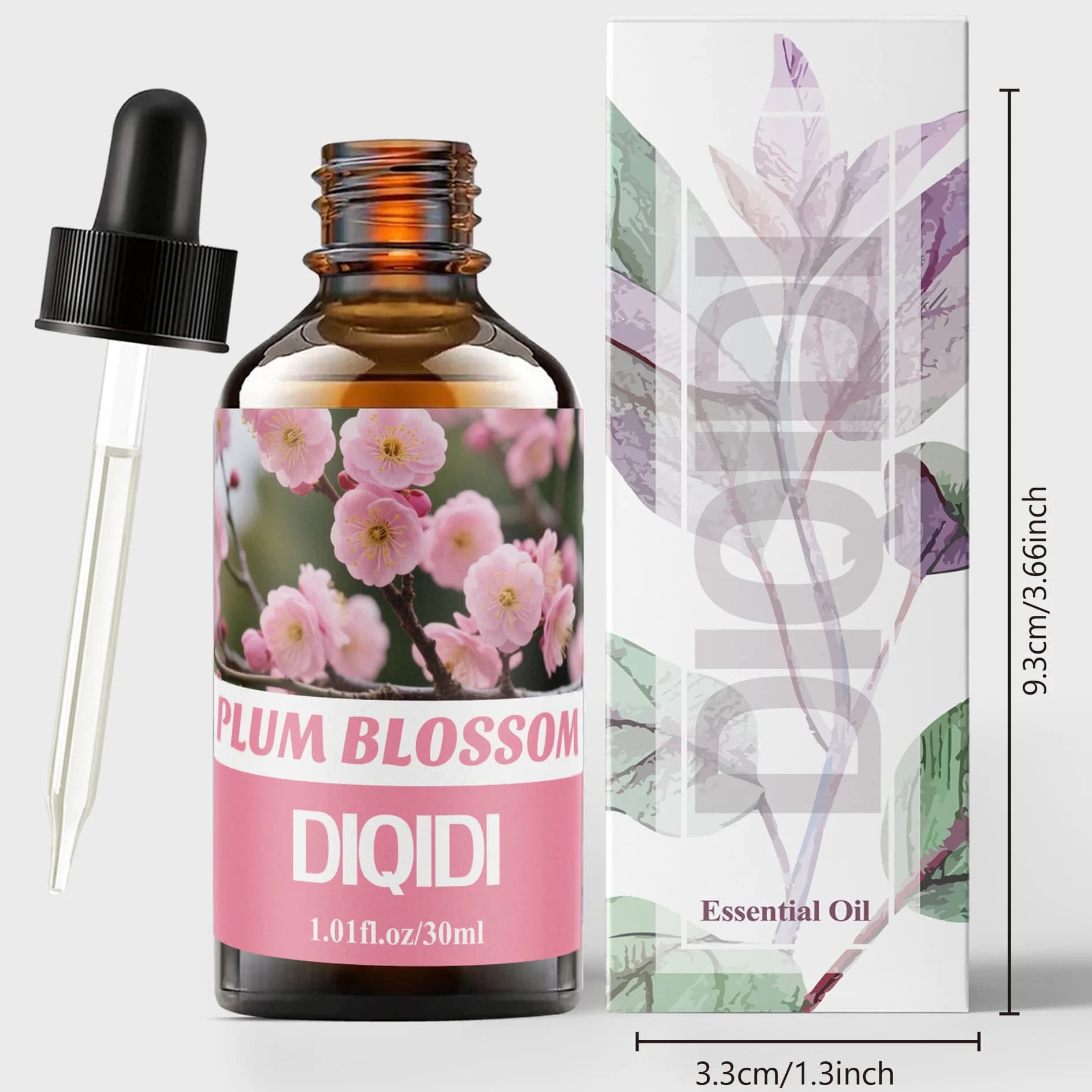 Huile essentielle de prune, parfum floral longue durée, soins de la peau, bain, spa, huile parfumée,
