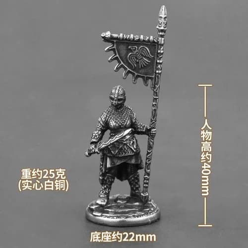 Soldats de la Légion Pirate Viking, figurines miniatures en cuivre blanc, jouets cadeaux, ornements 