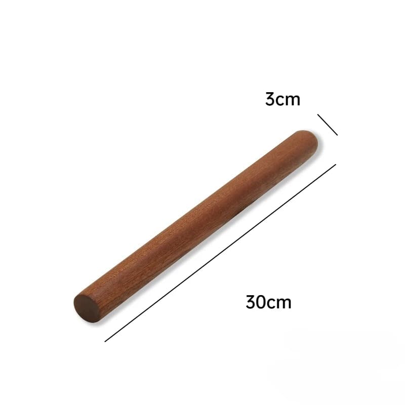 Bâton à rouler en bois de santal naturel massif de 30/50/60 cm, outil de pâtisserie pour la préparat