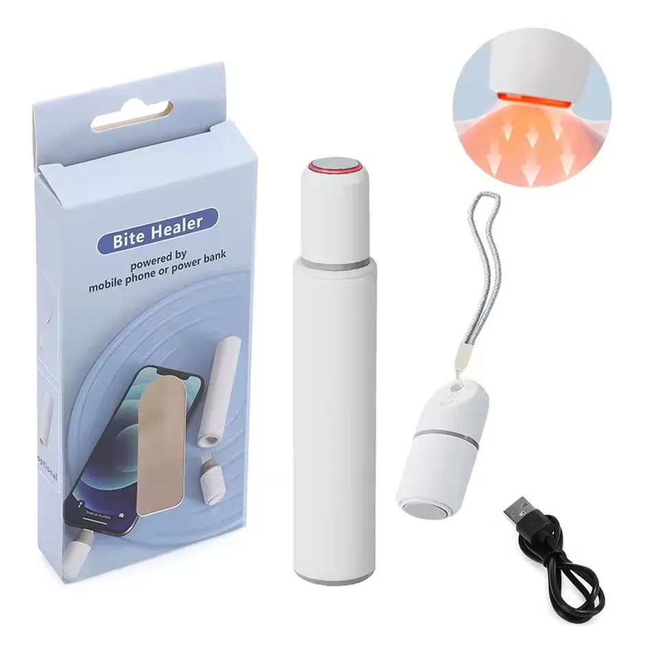 Appareil anti-démangeaisons pour piqûres de moustiques, compact et portable, apaisant pour enfants e
