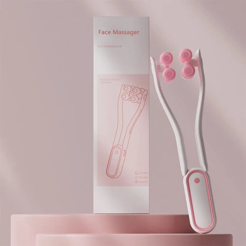 Masseur Facial à rouleau Portable multifonctionnel, favorisant l'absorption du visage, relaxant, Lif