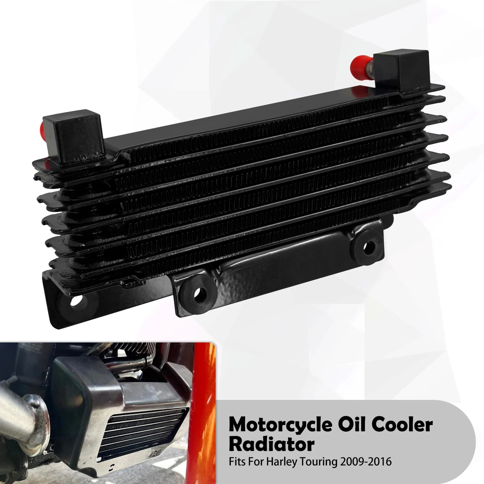 Refroidisseur d'huile de moto, adaptateur d'eau précieuse pour Harley Street Electra, FLHTC, Touring