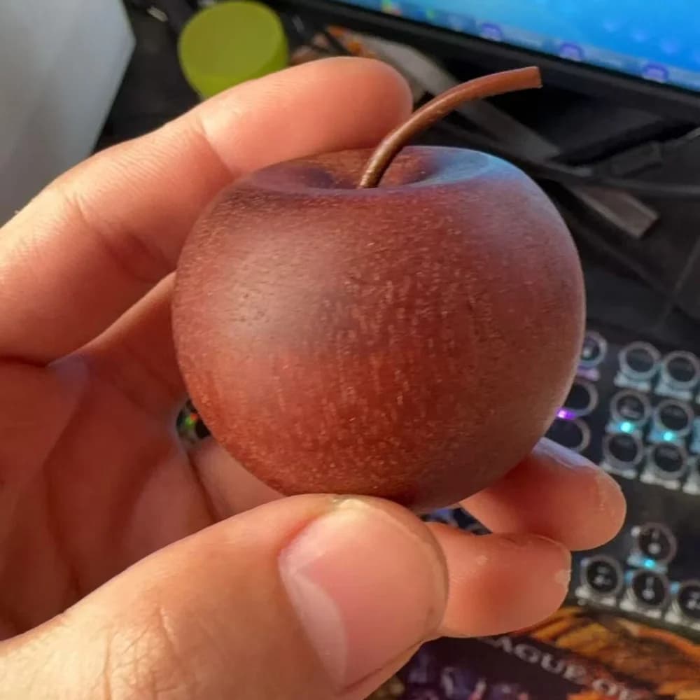 Diffuseur d'aromathérapie en bois naturel - Diffuseur d'huiles essentielles en forme de pomme, adapt