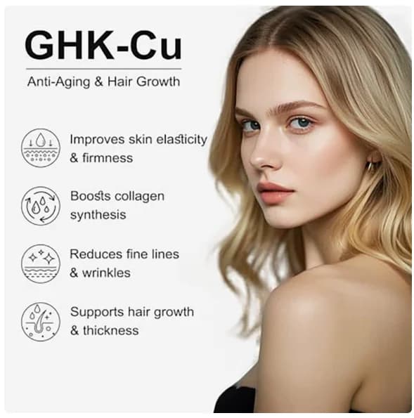 Complément de peptides de cuivre GHK-CU pour les cheveux et la peau en capsules - (Maison & Jardin) 