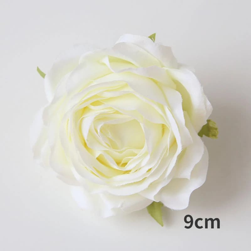 10 pièces Roses en soie fleur hortensia pivoine bricolage fleurs mur maison mariage décoration couro