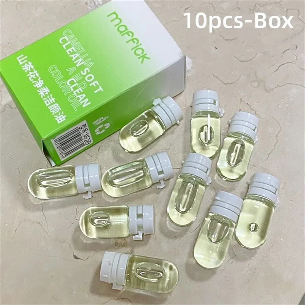 10/30 pièces huile nettoyante camélia secondaire nettoyant pour le visage nettoyage doux en profonde