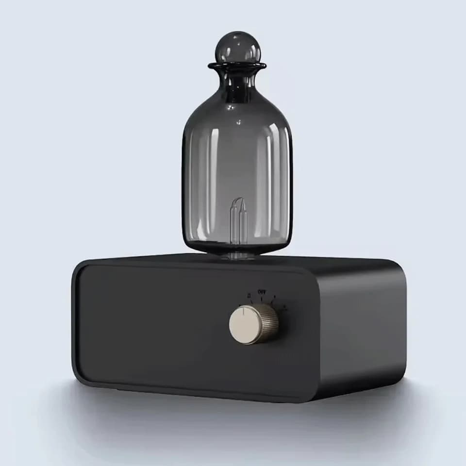 Diffuseur d'huiles essentielles rechargeable, diffuseur sans eau, nébulisation électrique, parfum po