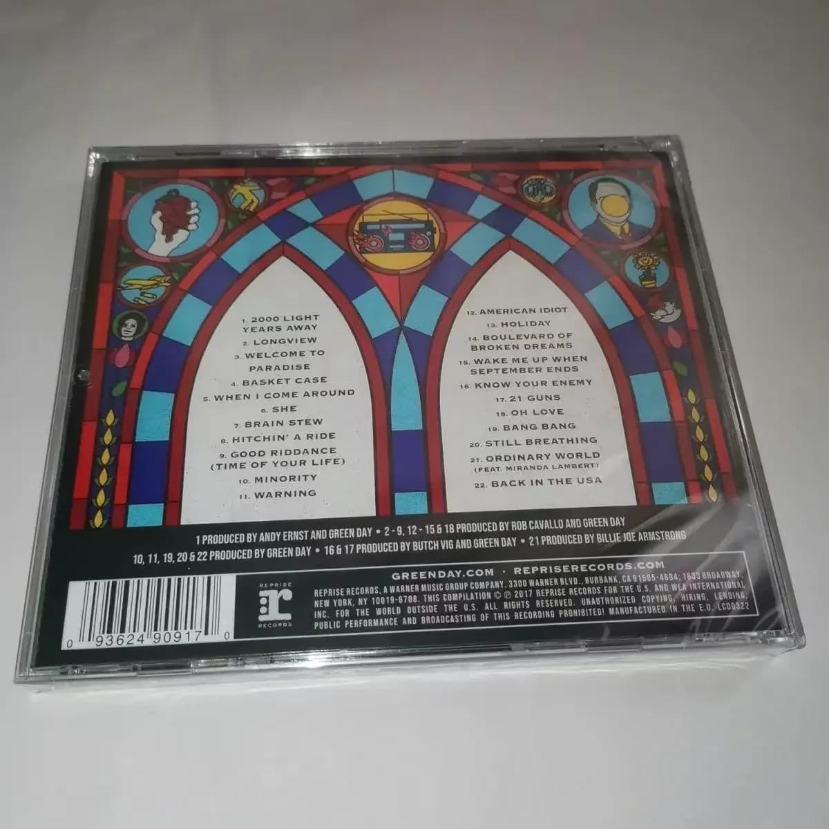 CD musical Rock Green Day : Les plus grands succès – L'album de la groupe préféré de Dieu – Disque m