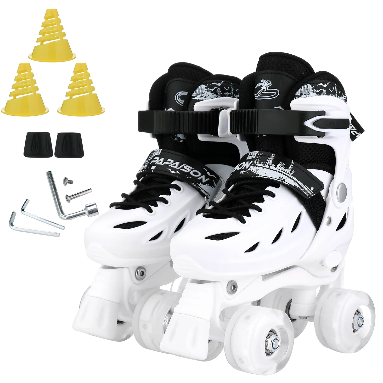 Chaussures de patin à roulettes pour enfants, 4 roues, sport de patinage, maire, intérieur, enfants,