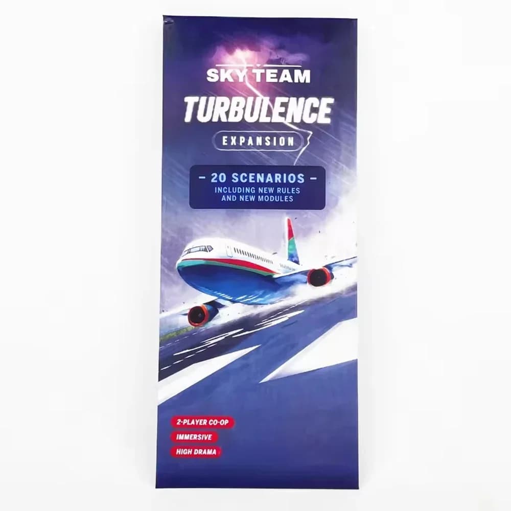 Jeu de société SKY TEAM et EXPANSION Turbulence 20 Nouveaux scénarios avec règles et modules supplém