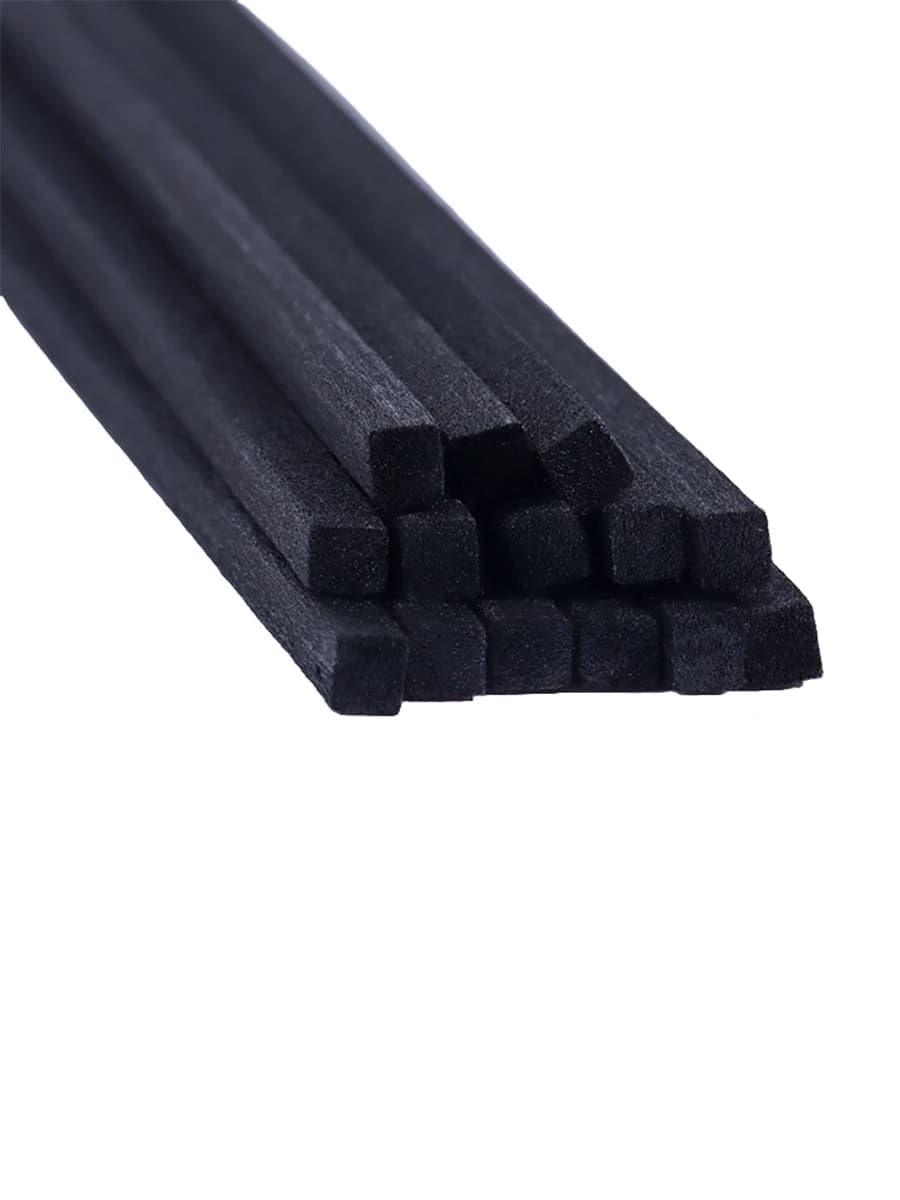 100 pièces forme carrée L22cm D4mm Reed diffuseur bâtons de remplacement bricolage à la main épais r