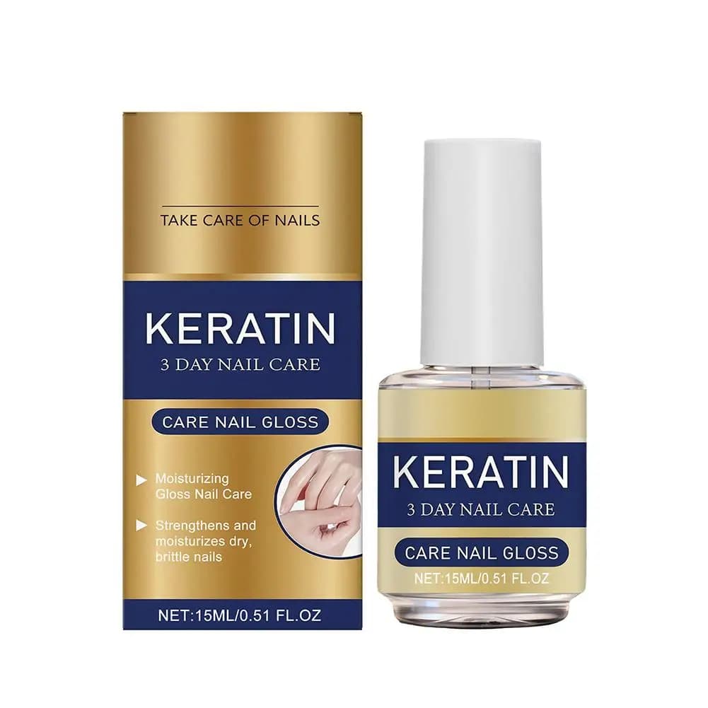 Huile de soin des ongles à la kératine, huile pour cuticules fortifiante et hydratante pour les ongl