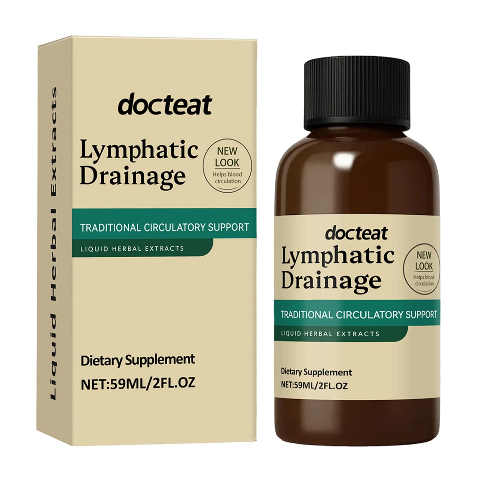 Gouttes de drainage lymphatique, supplément de drainage lymphatique pour le soutien immunitaire, fou
