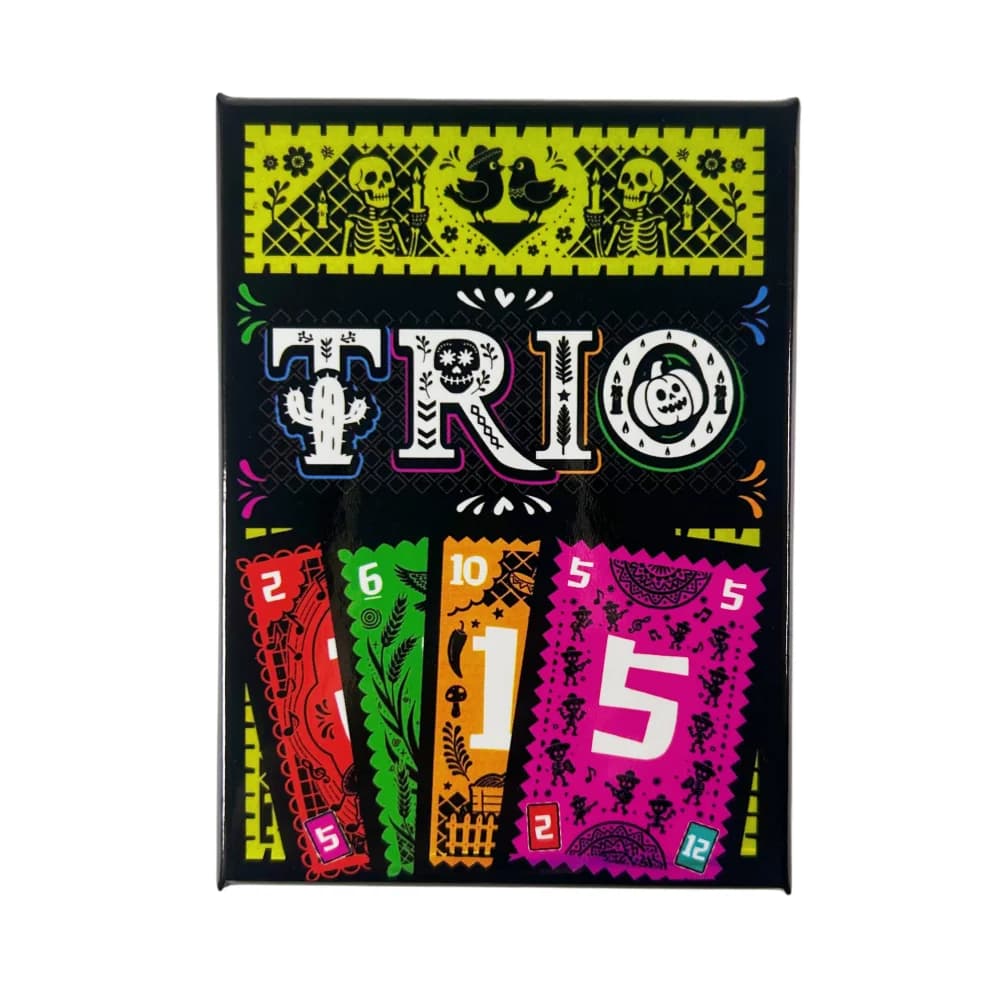 Jeu de cartes stratégique TRIO, divertissant pour les fêtes en famille et entre amis, jeu de société