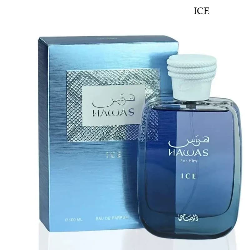 Hawas 100ml Eau de Parfum Unisexe, Parfum Longue Durée, Frais, Boisé, Aquatique, Fruité, Aromatique,